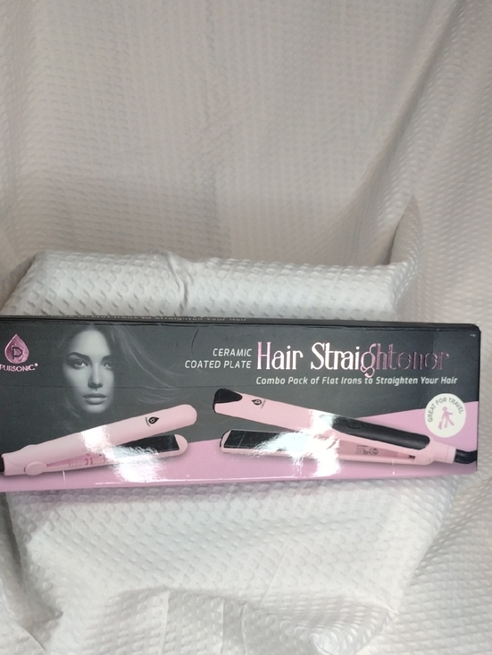 Pursonic Other - PURSONIC Pink Ceramic Hair Straightener Flat Iron New In Box